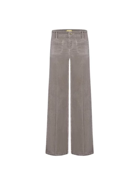 Szerokie jeansy Cambio szare