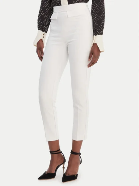 Elisabetta Franchi Pantaloni din alb