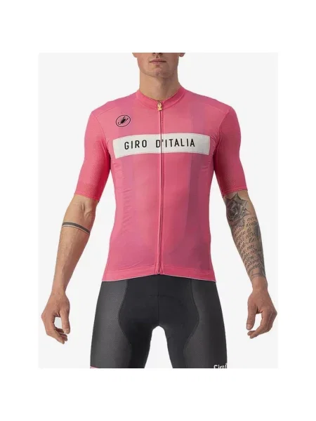 Koszulka z krótkim rekawem Giro d'Italia Fuori XL różowa