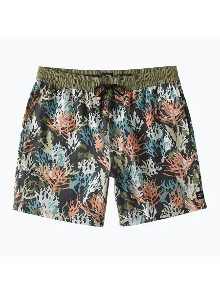 Pantaloni scurți de baie Billabong Coral Garden Layback pentru bărbați multicolore