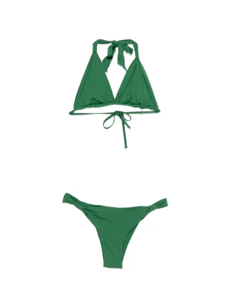 Bikini Lenny Niemeyer cu gât halter verde