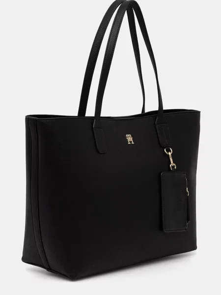 Tommy Hilfiger Geantă shopper TH ICON negru