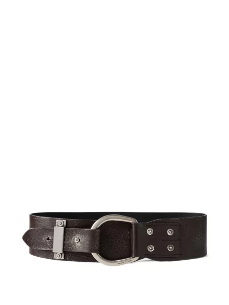 Cu centură curea Ralph Lauren Collection din piele maro