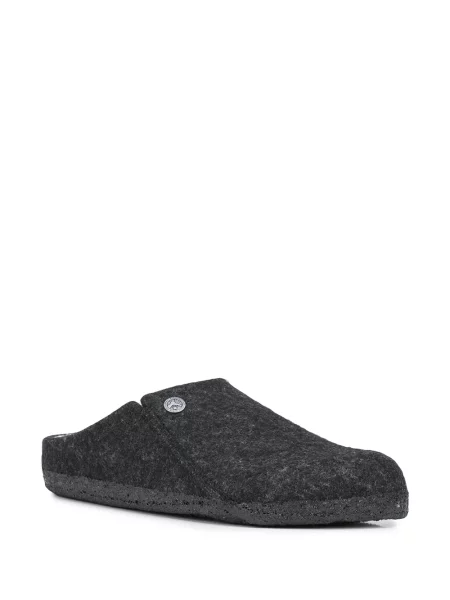 Papuci de casă Birkenstock de lână negru