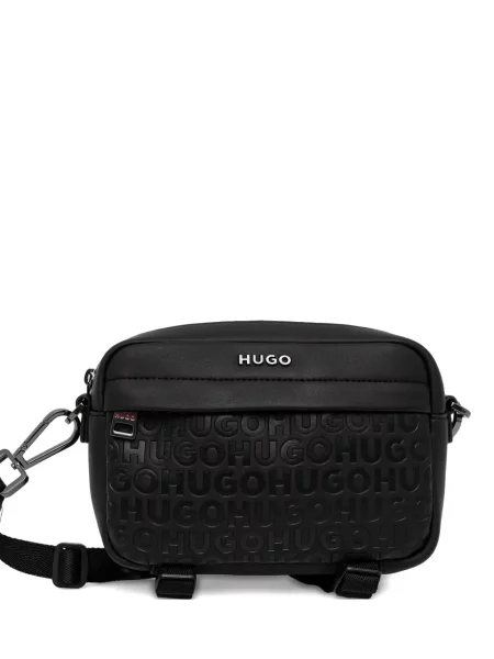 Crossbody taška Hugo s autogramem černá