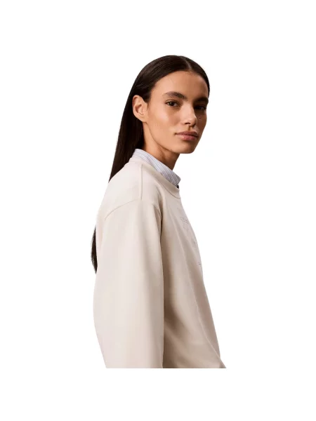 Geacă de blugi Calvin Klein Jeans alb