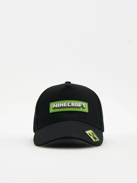Reserved Minecraft baseballsapka fekete
