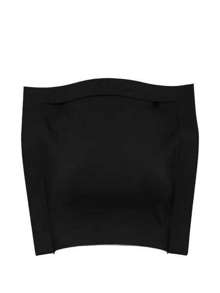 Decupat top Alexander Wang fără bretele negru