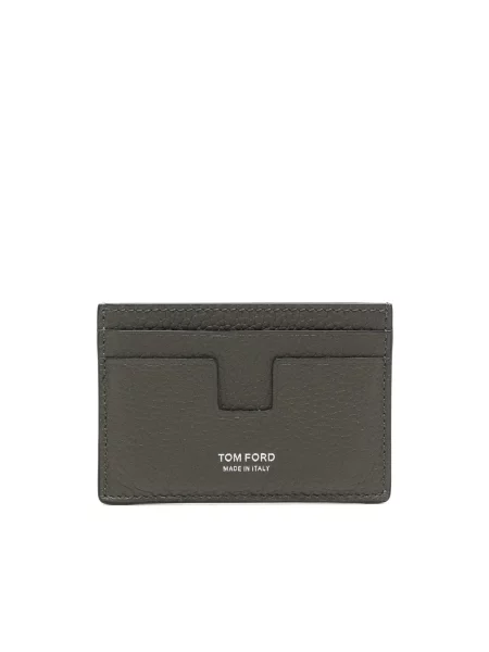 Portfel Tom Ford skórzany szary