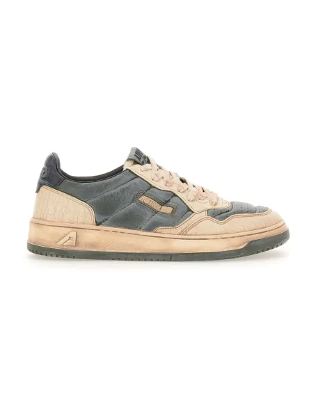 Sneakersy Autry skórzane szare