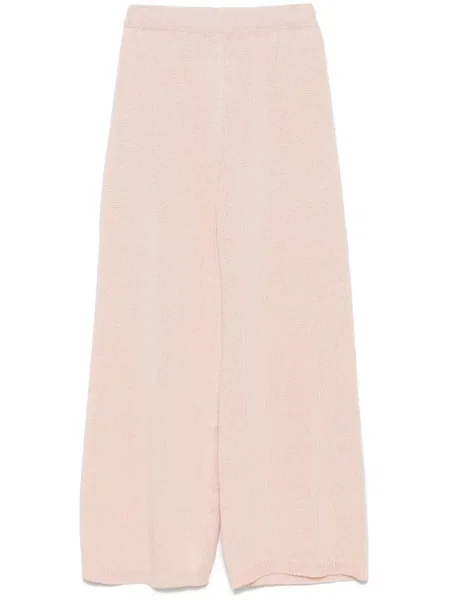 Pantaloni Iris Von Arnim tricotate roz