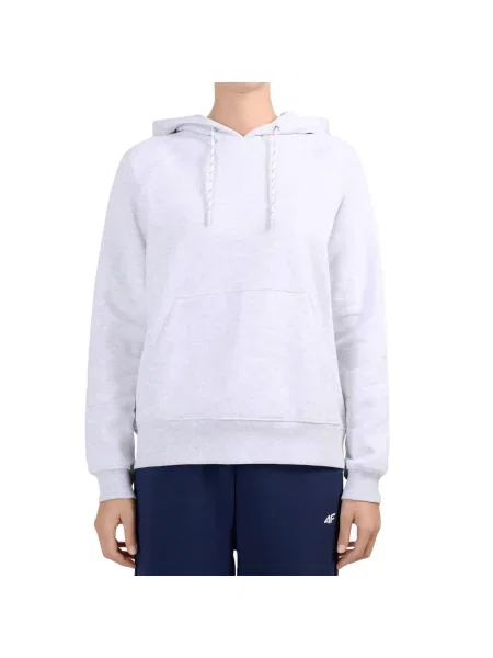 Bluza 4F z kapturem regular fit szara