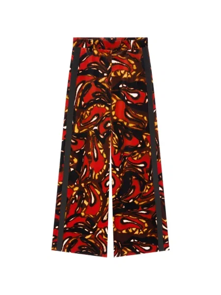 Pantaloni Dries Van Noten roșu