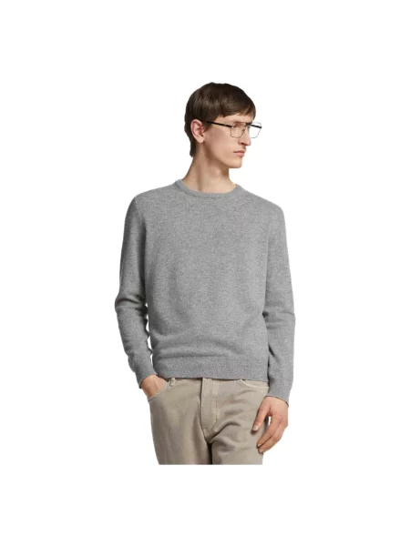 Sweter Zegna z kaszmiru szary