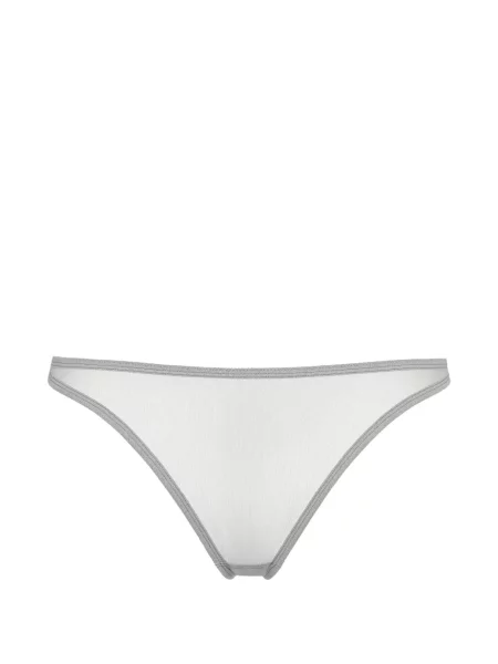 Chiloți tanga Eres plasă gri