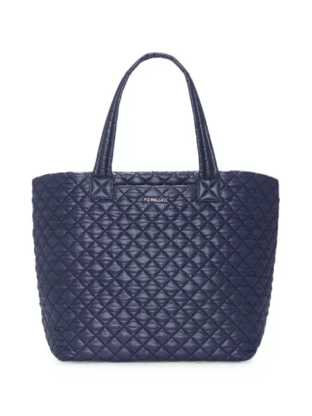 Matlasat geantă shopper Mz Wallace albastru