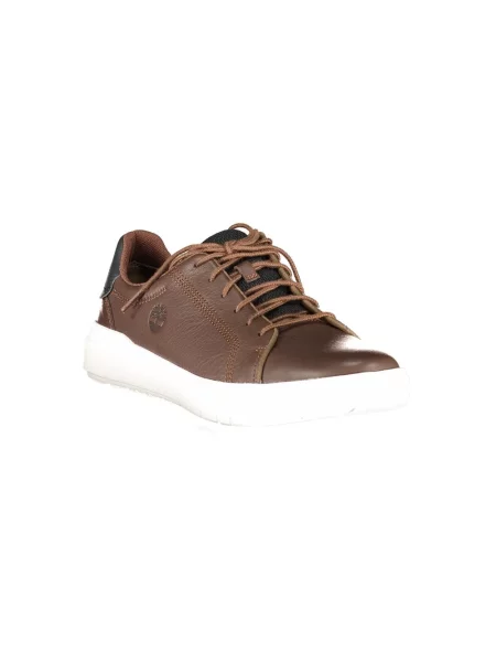 Sneakersy Timberland skórzane brązowe