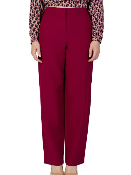Spodnie Vila czerwone