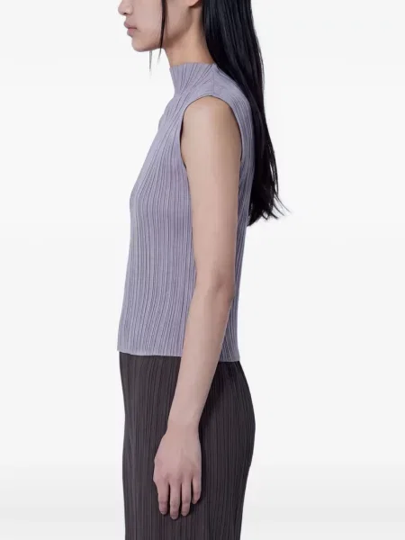 Τοπ Pleats Please Issey Miyake μωβ