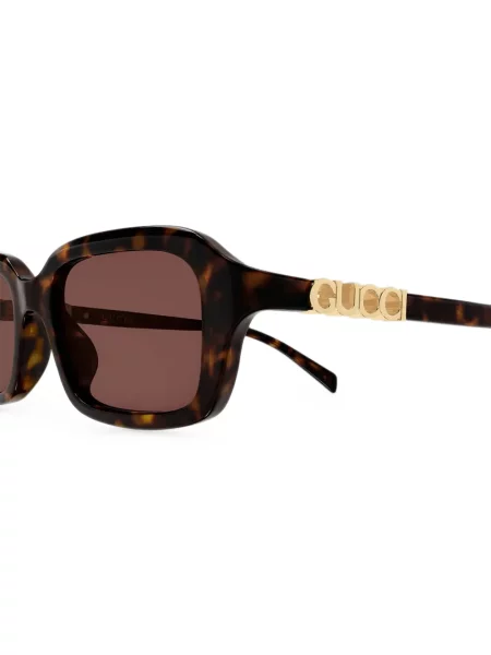 Ochelari de soare Gucci Eyewear cu autograf maro