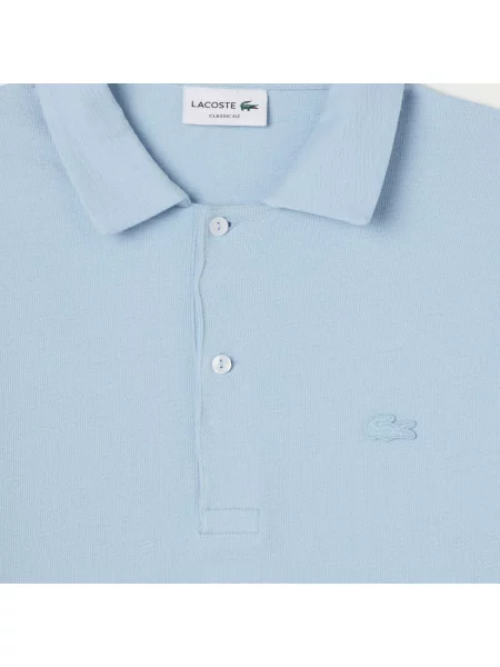 Классическое поло Lacoste голубое