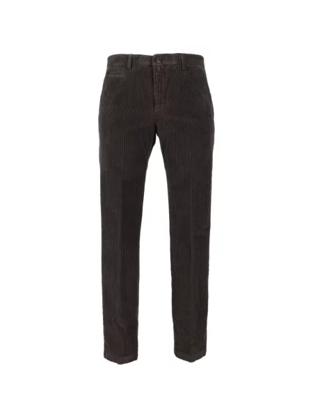 Pantaloni Briglia 1949 de catifea cord conici maro