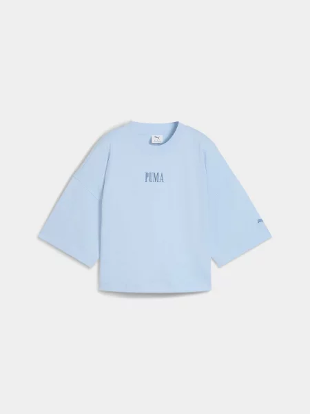 Футболка PUMA Premium Ess Graphic Tee комбінований верх синій