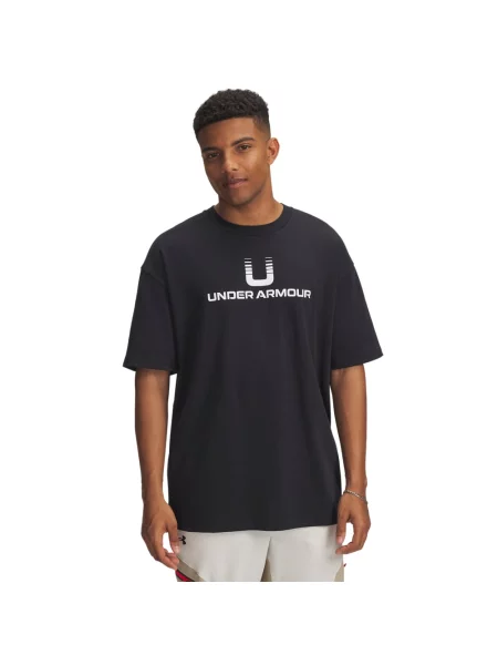 UNDER ARMOUR t-shirt koszulka z logo S czarna