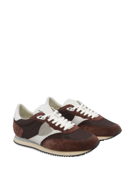 Sneakerși Philippe Model Paris din piele de căprioară maro