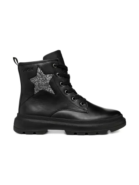 Buty do kostki dziecięce Geox czarne