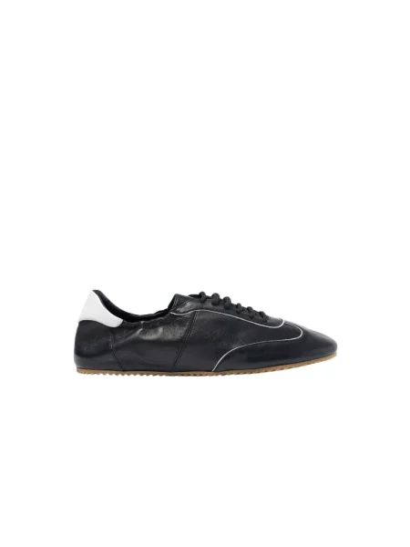 Sneakersy Scarosso skórzane czarne