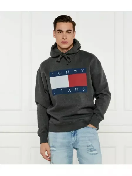 Tommy Jeans Hanorac | Relaxed fit gri