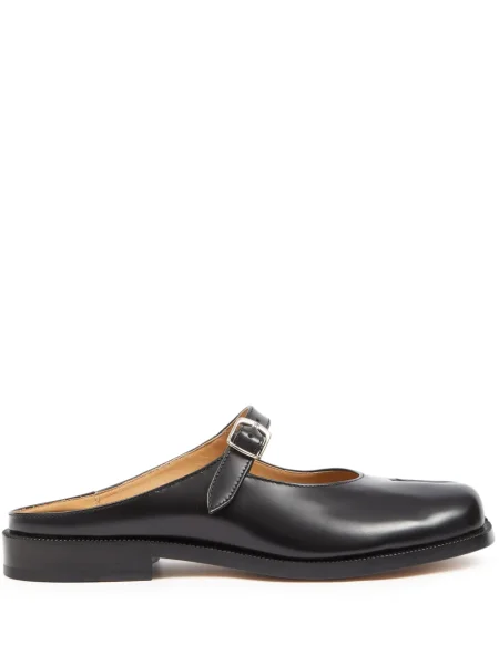 Papuci tip mules Maison Margiela din piele negru