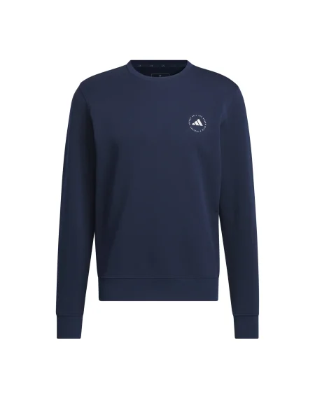 ADIDAS PERFORMANCE Hanorac sport Crewneck albastru marin alb