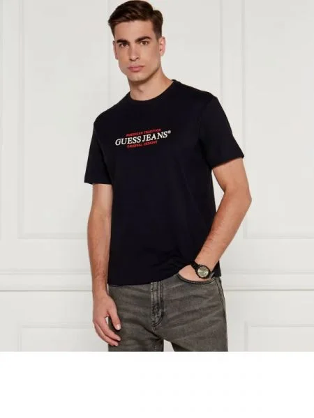 Guess Jeans Tricou negru