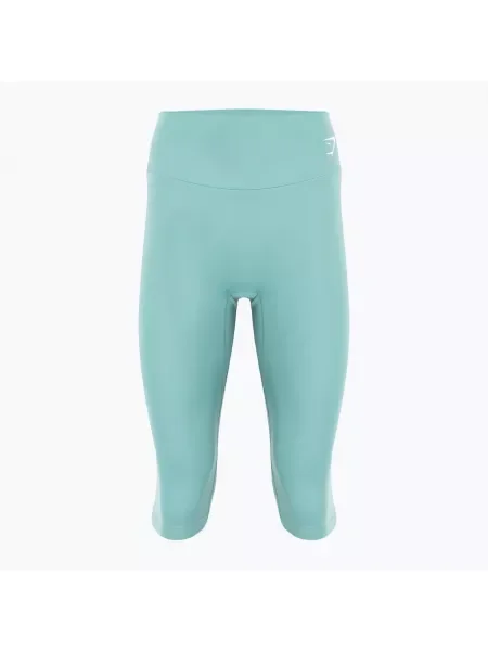 Дамски клинове Gymshark Training Cropped teal зелено