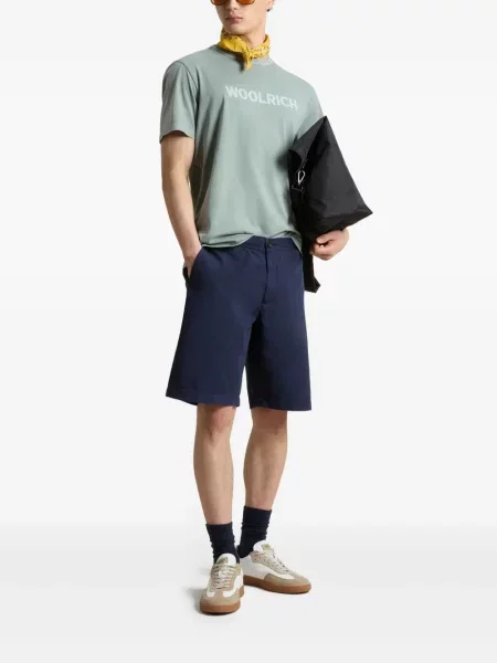 Tricou Woolrich cu imagine verde