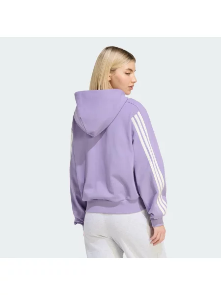 MIKINA S KAPUCÍ ADIDAS KIT FULL bílá