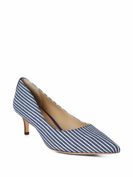 Ριγέ γοβάκια Lauren Ralph Lauren μπλε