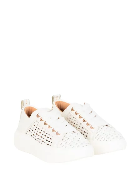 Sneakerși Alexander Smith din piele alb