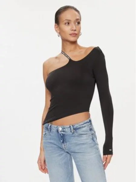 Bluza Tommy Jeans črna