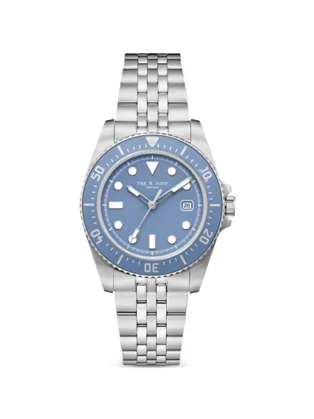 Часовници Rag & Bone Watches синьо