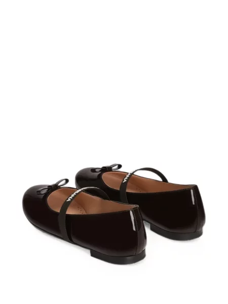 Dětské baleríny Dolce & Gabbana hnědé