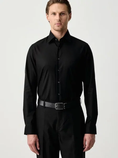 Michael Kors cămașă pentru bărbați din cu negru