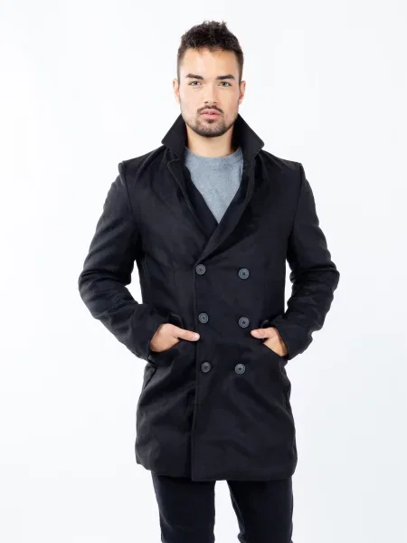 Palton Glano negru
