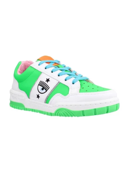 Pantofi Chiara Ferragni verde