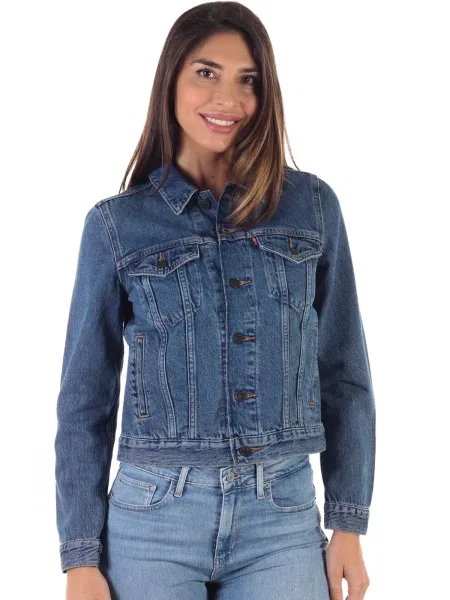 Levi's Kurtka jeansowa czarna