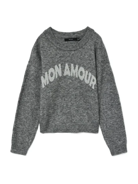 VERO MODA Pulover AMOREMIO deschis / amestecat gri