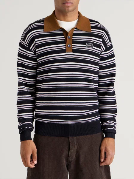Koszulka polo Drole De Monsieur granatowa