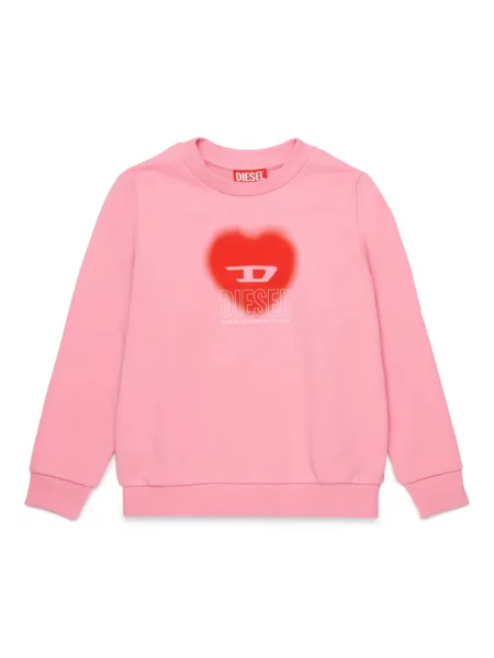 Bluza dziecięca Diesel różowa